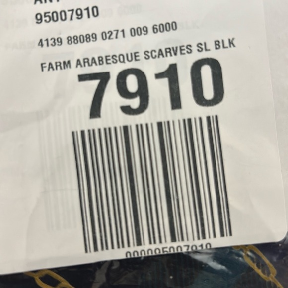 Anthropologie Farm Rio Arabesque Scarves Sleeveless Midi Slip Dress M NWT $198 - Picture 6 of 6